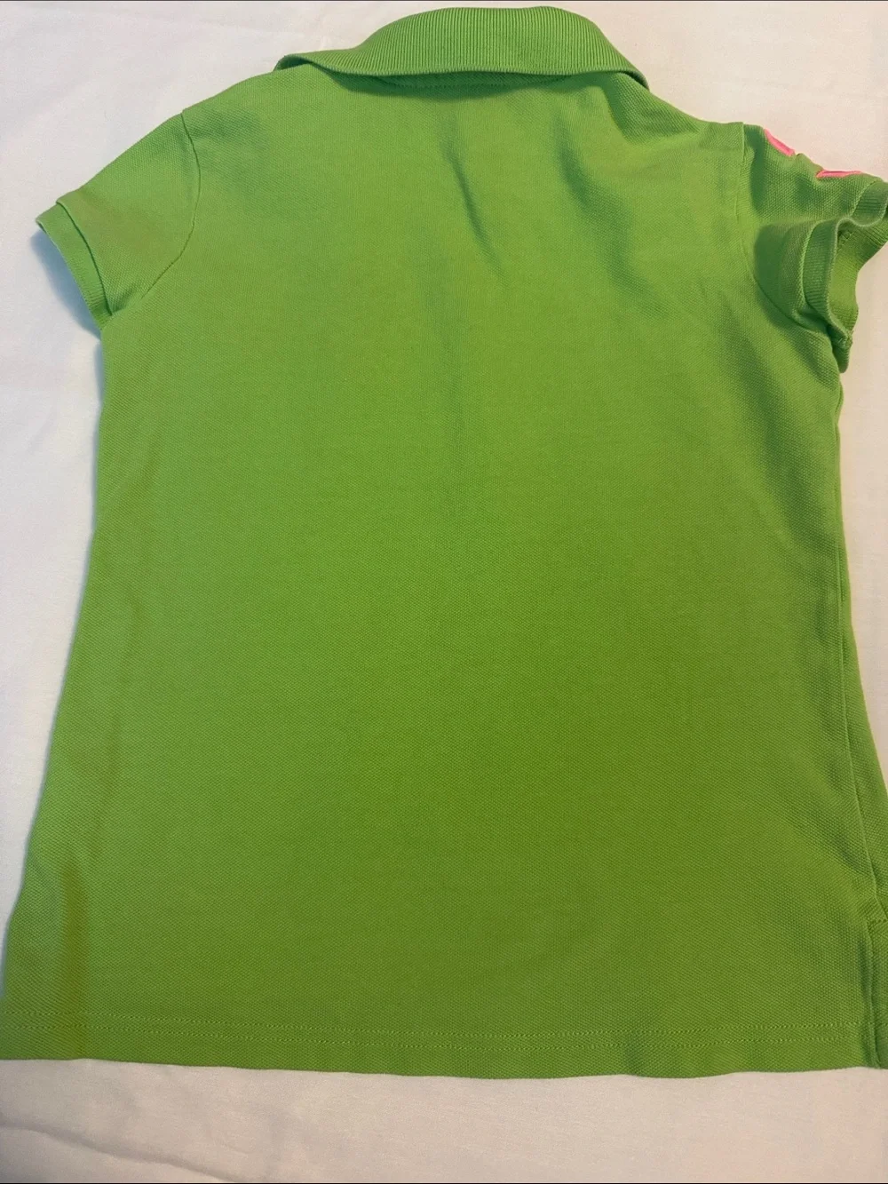 Ralph Lauren Lime Green Polo with Pink Pony